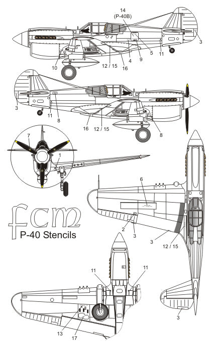 FCM 72023 1:72 Curtiss P-40 - Part 2