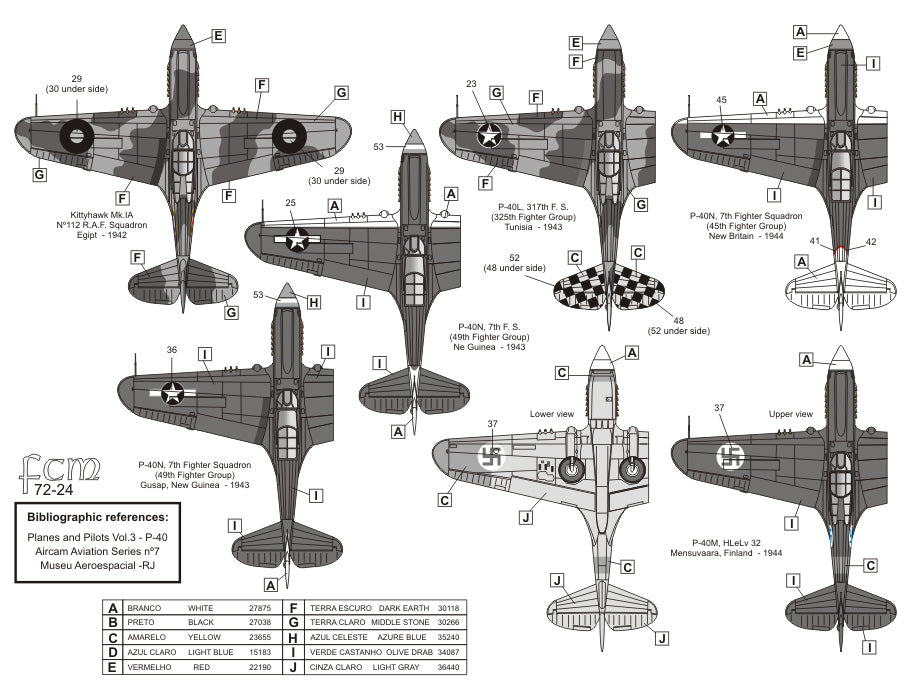 FCM 72024 1:72 Curtiss P-40 - Part 3