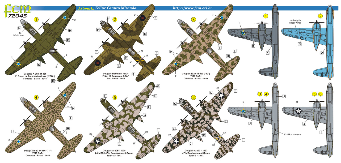 FCM 72045 1:72 Douglas A-20 B / C / J