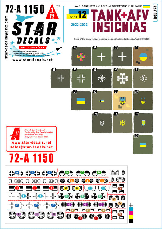 Star Decals 72-A1150 1:72 War in Ukraine # 12