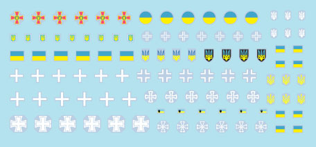 Star Decals 72-A1150 1:72 War in Ukraine # 12