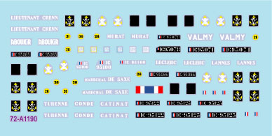 Star Decals 72-A1190 1:72 Indochine # 6 R.B.C.E.O. Shermans.