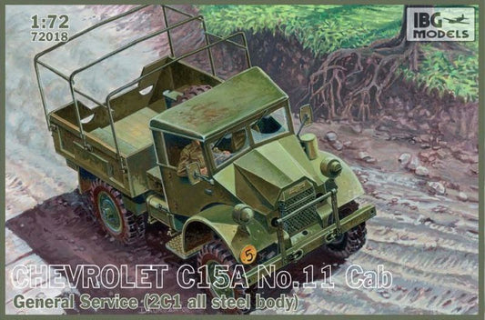 IBG Models 72018 1:72 Chevrolet C15A No.11 Cab General Service (2C1 All Steel Body)