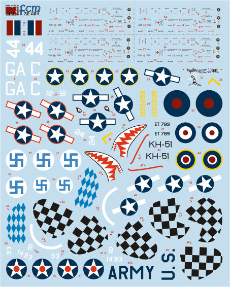 FCM 72024 1:72 Curtiss P-40 - Part 3