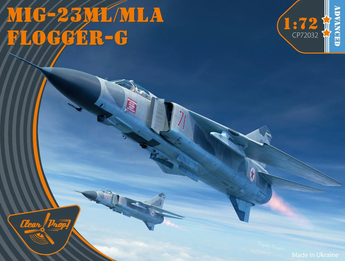 Clear Prop Models 72032 1:72 Mikoyan MiG-23ML/MLA Flogger-G Advanced