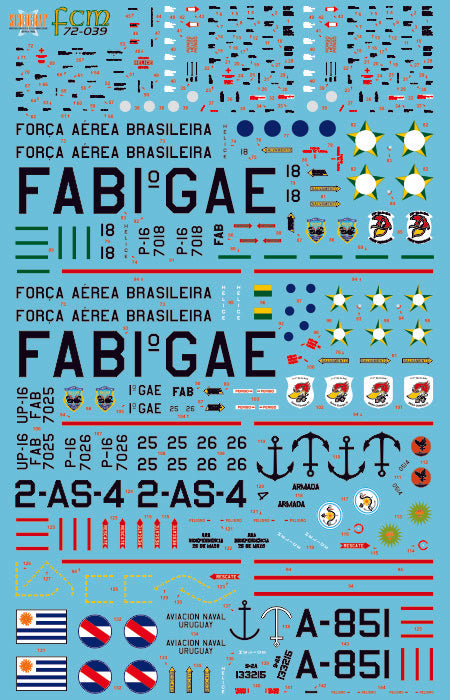 FCM 72039 1:72 Latin American S-2A Tracker - Brazil, Argentina & Uruguay