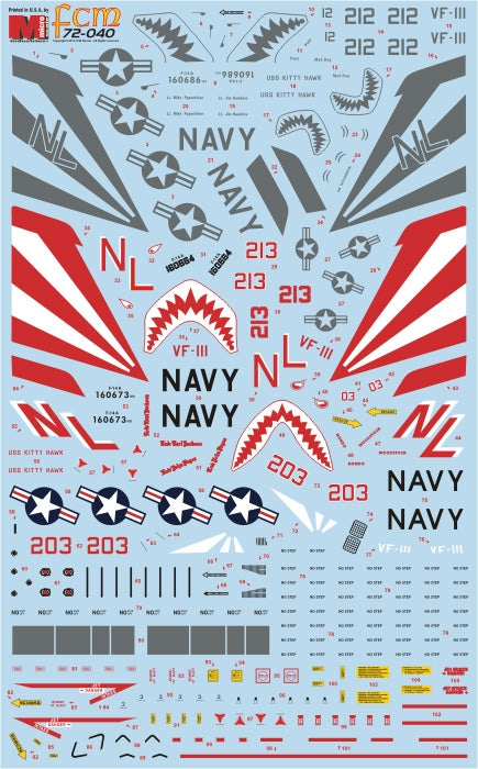 FCM 72040 1:72 Grumman F-14A Tomcat Sundowners Part 1