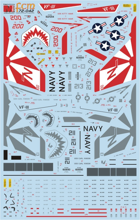 FCM 72042 1:72 Grumman F-14A Tomcat Sundowners Part 2