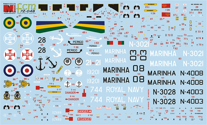 FCM 72048 1:72 Westland Super Lynx - Brazil / Portugal / UK