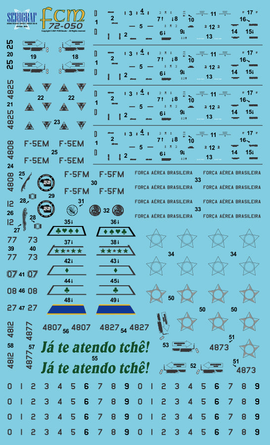 FCM 72050 1:72 Northrop F-5EM / F-5FM Brazilian Air Force