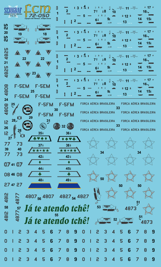 FCM 72050 1:72 Northrop F-5EM / F-5FM Brazilian Air Force