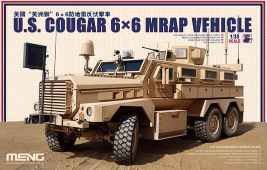 Meng Model SS-005 1:35 U.S. Cougar 6x6 MRAP Vehicle