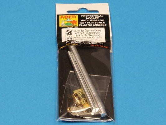 Aber 35L152 1:35 Barrel for Nashorn 8.8cm Pak-43/1 German Self Propelled Heavy Anti-Tank Gun L/71