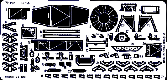Eduard 72292 1:72 Fieseler Fi-156 'Storch'