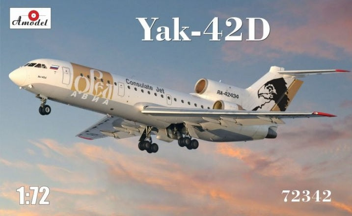 A-Model 72342 1:72 Yakovlev Yak-42D 'Consulate Jet'