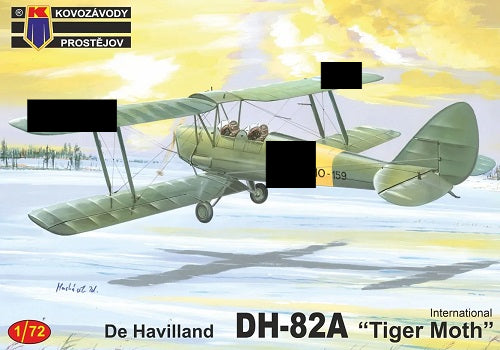 Kovozavody Prostejov 72519 1:72 de Havilland DH-82A Tiger Moth 'International' re-box, new decals