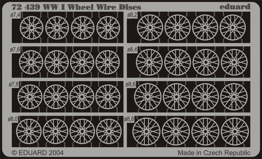 Eduard 72439 1:72 WWI Wheel Wire Discs