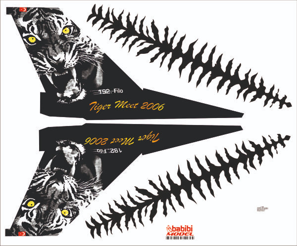 Babibi Models DBT-01002 1:72 Lockheed-Martin F-16D Nato Tigermeet 2006 Special Tail Art