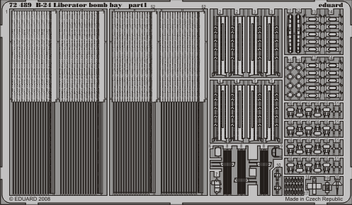 Eduard 72489 1:72 Consolidated B-24D/B-24J Liberator bomb bay