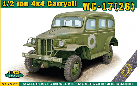 Ace 72597 1:72 Dodge 1/2 ton 4x4 carryall WC-17(26)