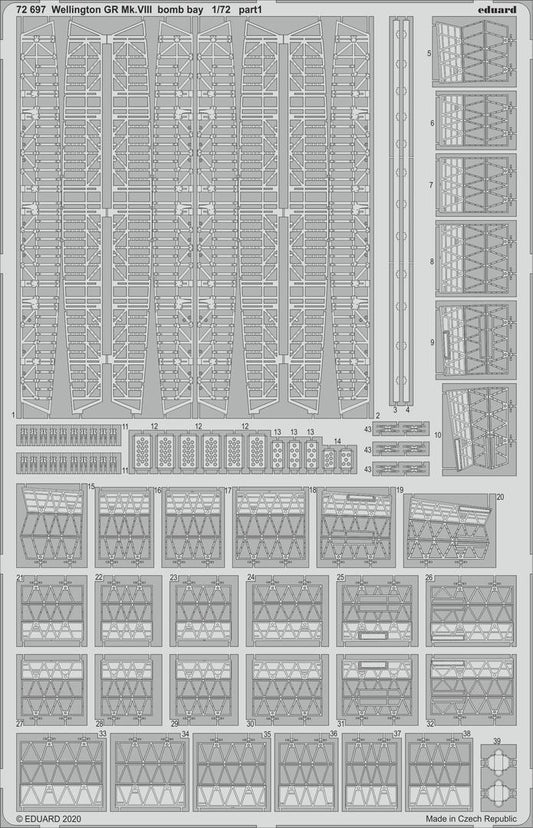 Eduard 72697 1:72 Vickers Wellington GR Mk.VIII bomb bay