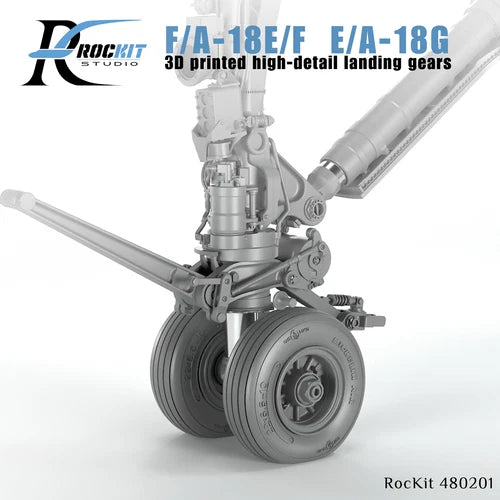 Rockit Studio RS480201H 1:48 Boeing E/A-18E/E/A-18E/E/A-18F Super Hornet landing gear with wheels