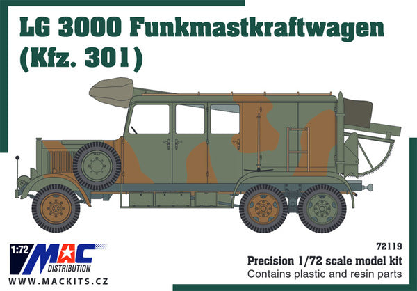 MAC Distribution 72119 1:72 LG 3000 Funkmastkraftwagen (Kfz.301)