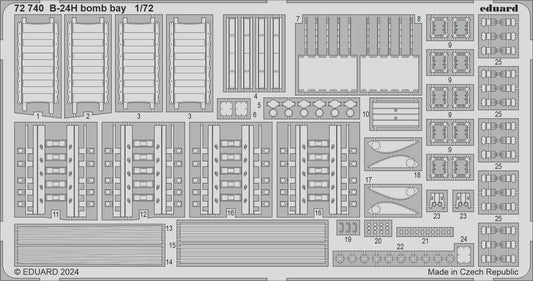 Eduard 72740 1:72 Consolidated B-24H Liberator bomb bay