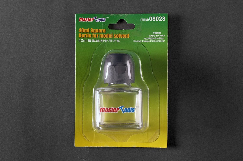 Trumpeter 08028  40ml Square Bottle for model solvent