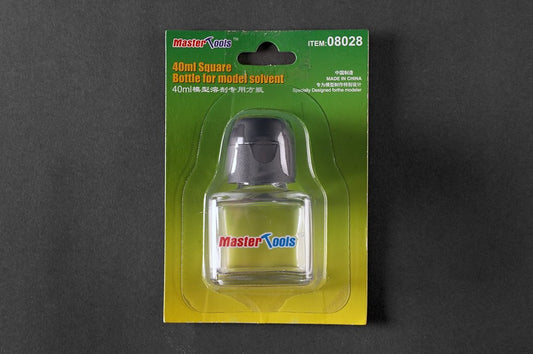 Trumpeter 08028  40ml Square Bottle for model solvent