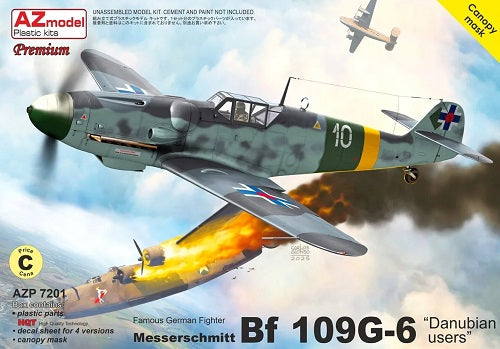 AZ Model AZP7201 1:72 Messerschmitt Bf-109 G-6 Danubian Users (Premium Edition)