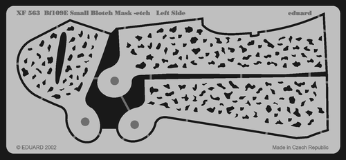Eduard XF563 1:48 Messerschmitt Bf-109E small 'Mottle Mask'
