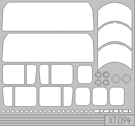 Eduard XT094 1:35 Faun SLT-56 tank transporter