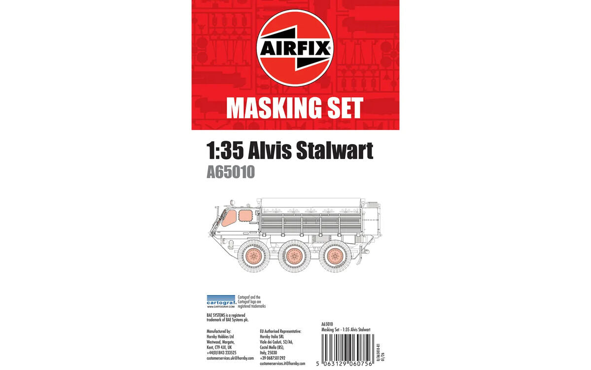 Airfix A65010 1:35 Masking Set - Alvis Stalwart