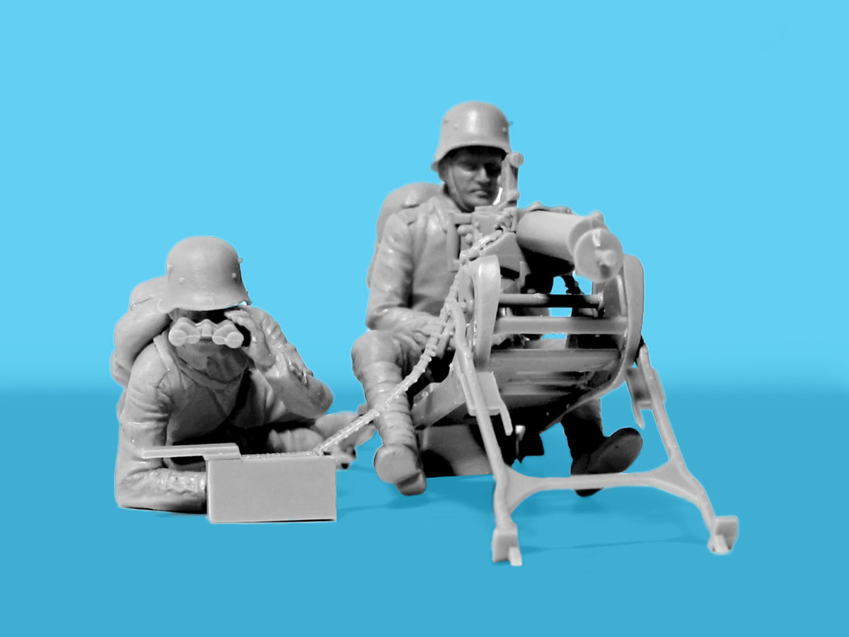 ICM 35724 1:35 ‘Panzerabwehr, 1918’• German Army anti-tank unit from the WWI