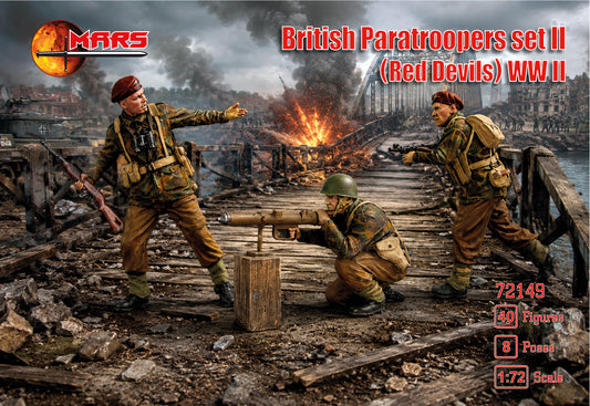Mars 72149 1:72 British Paratroopers set, figure set II (WWII)