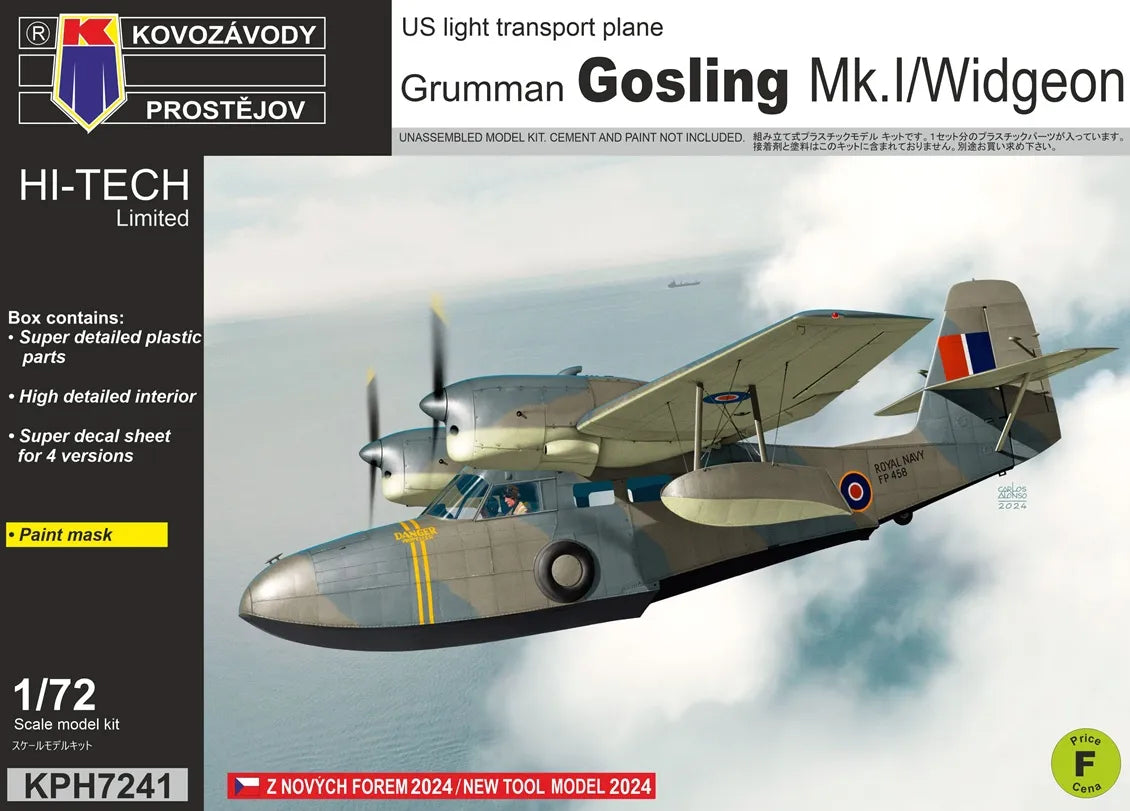 Kovozavody Prostejov KPH7241 1:72 Gosling Mk.I/Widgeon incl. paint mask