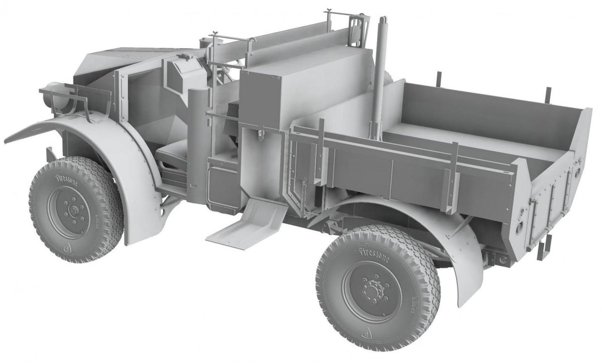 Thunder Models 35314 1:35 LRDG F8 Pilot Car, Bonus edition-