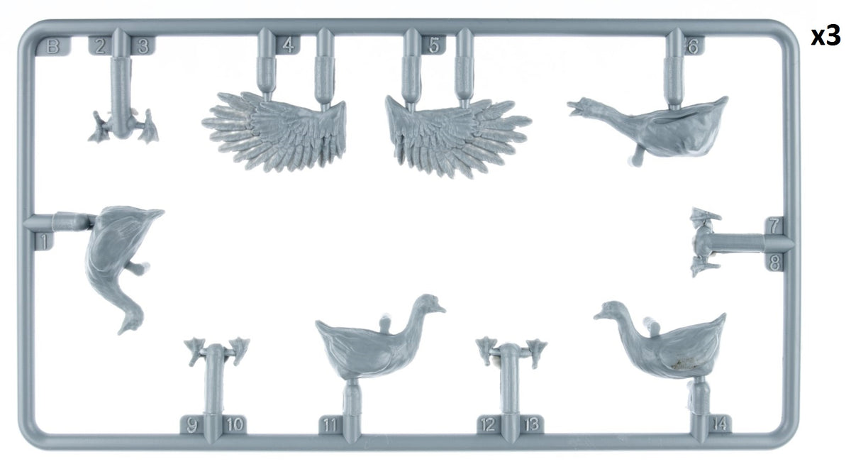 MiniArt 38114 1:35 Ducks & Geese (33 Figures)
