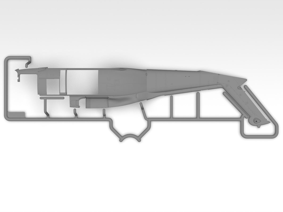 ICM 48368 1:48 Sikorsky UH-60A Black Hawk with ESSS and skis