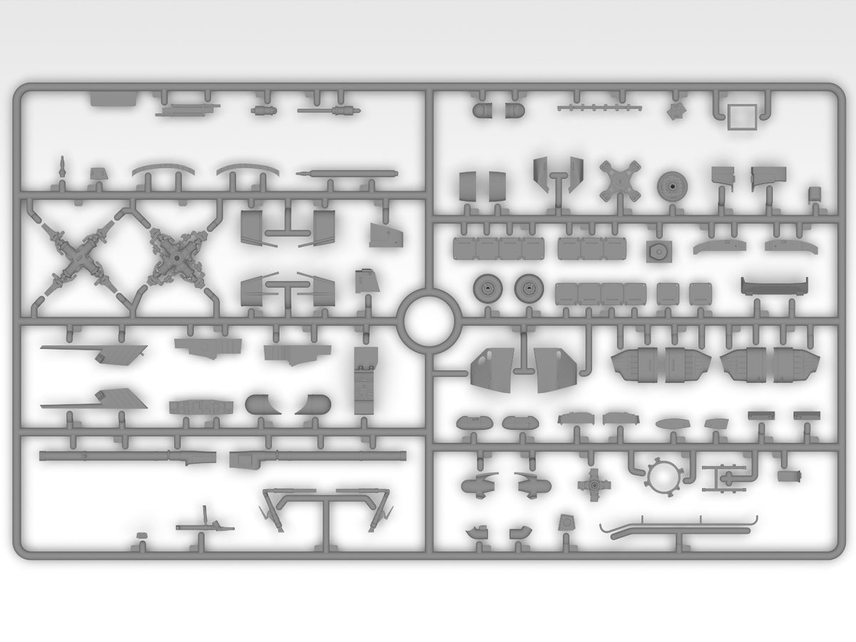 ICM 48368 1:48 Sikorsky UH-60A Black Hawk with ESSS and skis