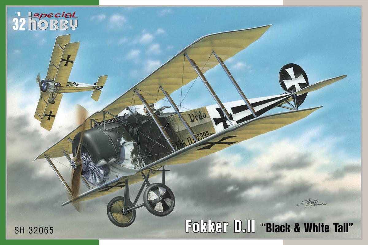 Special Hobby SH32065 1:32 Fokker D.II âBlack & White Tailâ