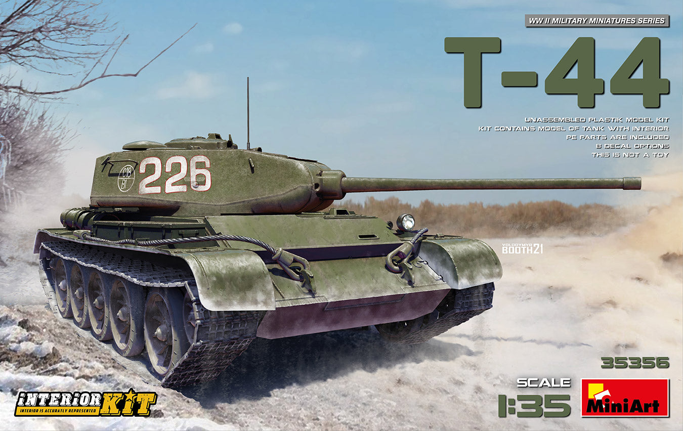 Mini Art 35356 1:35 Soviet T-44 with Interior