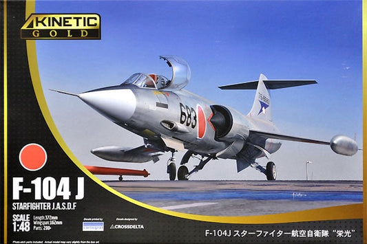 Kinetic K48080 1:48 Lockheed F-104J Starfighter JASDF (Gold)