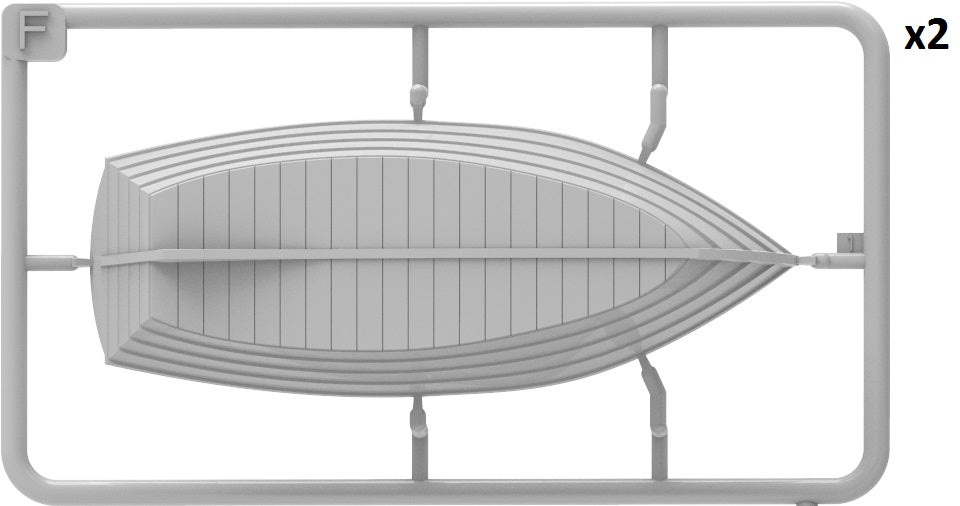 MiniArt 35667 1:35 Wooden Boats (2 pcs)