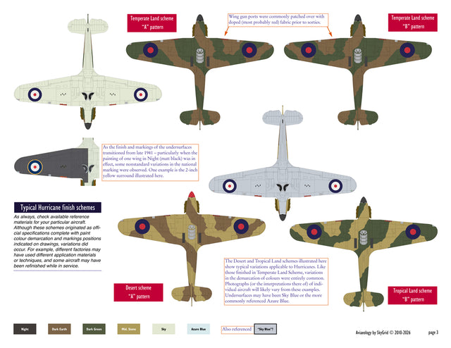 Aviaeology ADD72C104-1 1:72 Hawker Hurricane National Markings – early variation 1