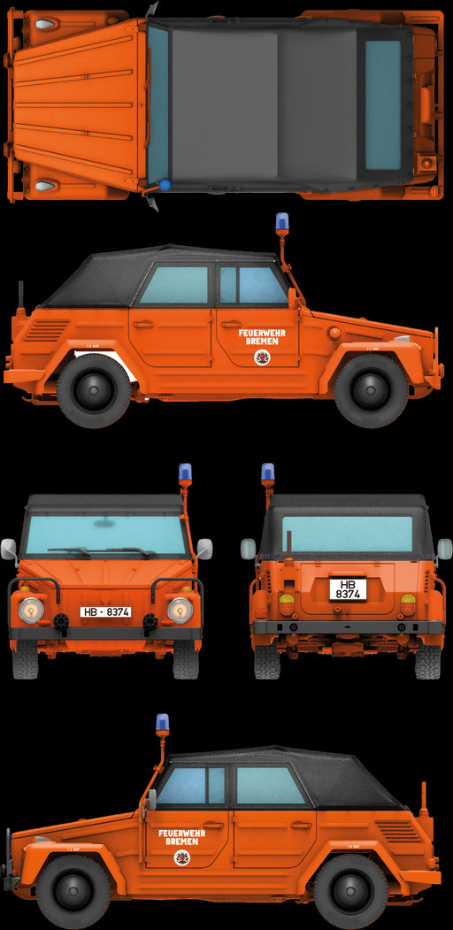 Das Werk DW35045 1:35 Kurierwagen Typ 181 - Bluelight versionHighly detailed kitScale 1:353D-printed wheels and radio unit (including handset) for superior detailClosed tarpaulin molded as a single part in clear materialFinely printed decal sheet offerin