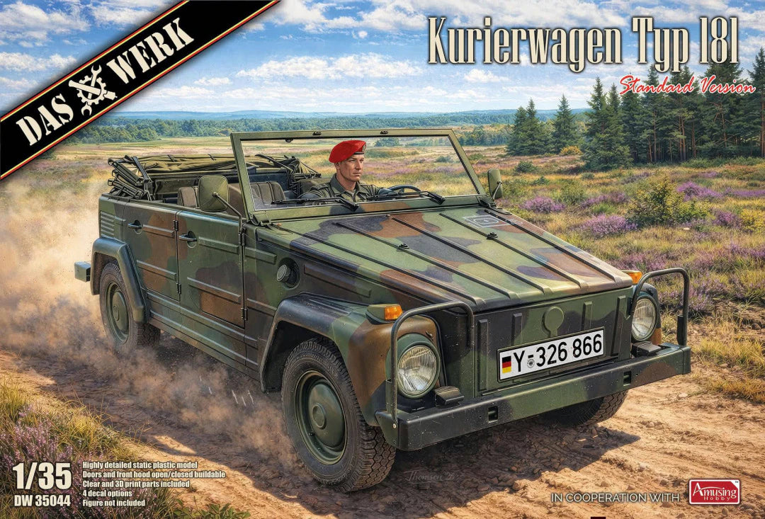 Das Werk DW35044 1:35 Kurierwagen Typ 181 - Standard version