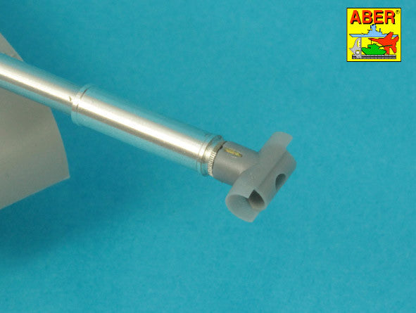 Aber 35L286 1:35 90mm M-36 tank barrel T-shaped Muzzle Brake without mantlet cover for U.S. M47 and M48A3 Patton
