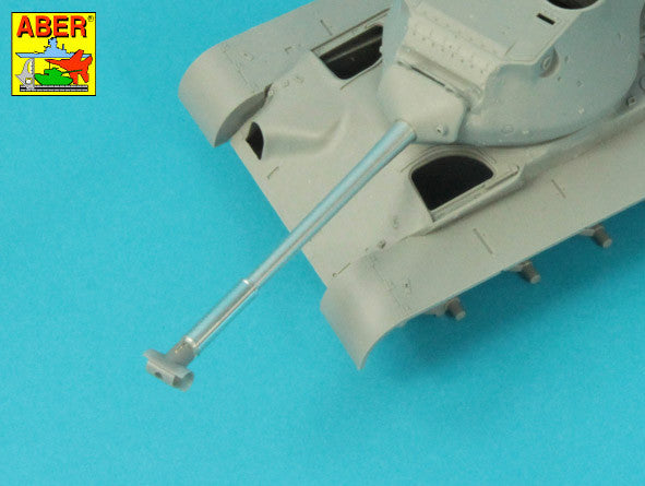 Aber 35L286 1:35 90mm M-36 tank barrel T-shaped Muzzle Brake without mantlet cover for U.S. M47 and M48A3 Patton